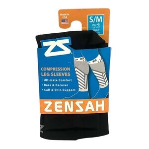 NWT ZENSAH Compression Leg Sleeves S/M